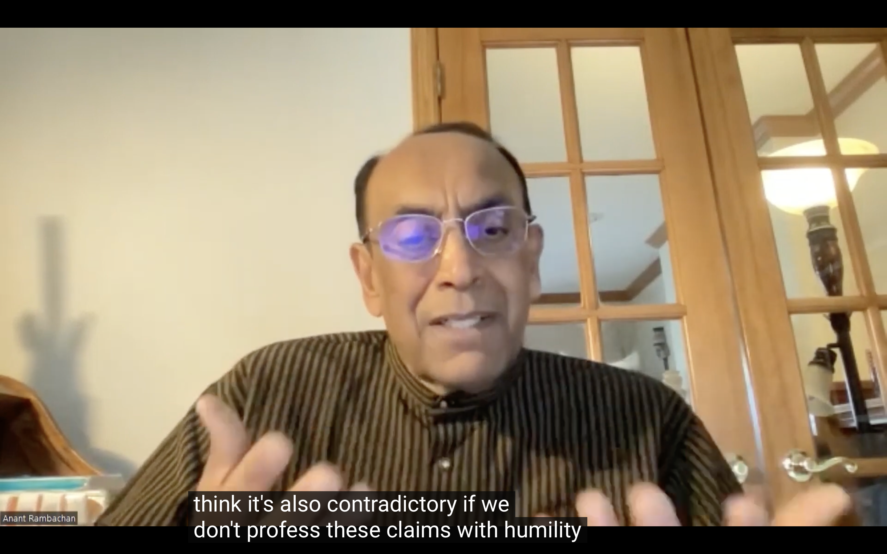 Ahimsa Conversation with Anantanand Rambachan