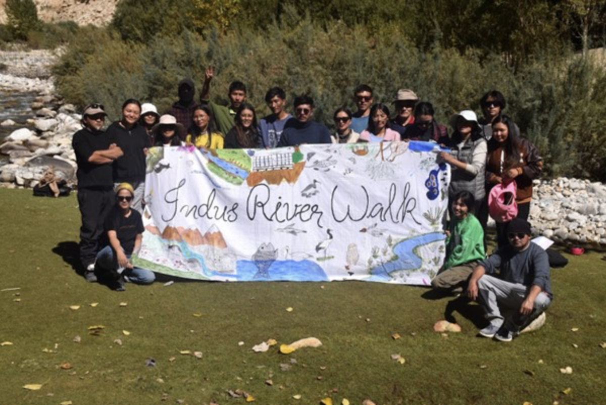 Being a pilgrim- Walking along the Indus