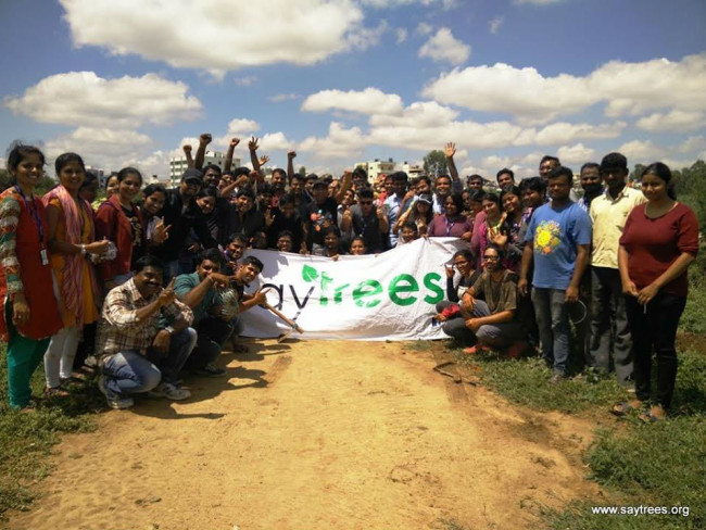 Saytrees SayTrees is making Bangalore Smile by giving it a new green cover ...