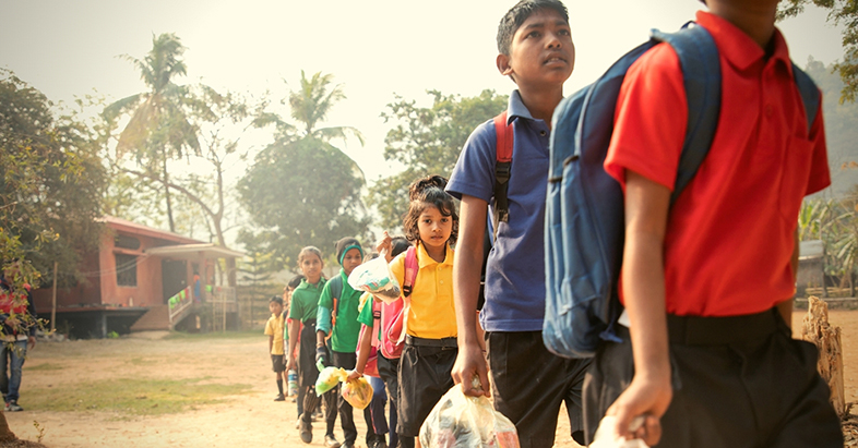 Unique school in Assam accepts plastic waste as school fees! - Vikalp Sangam