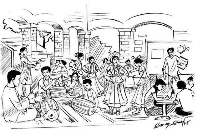 பாடல் வழி வரும் பாடங்கள் (in Tamil)