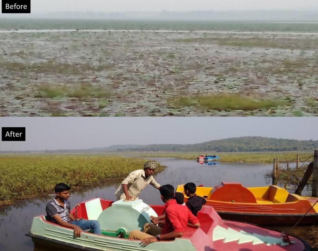 Village women clean only freshwater lake in Odisha, revive tourism - Vikalp  Sangam