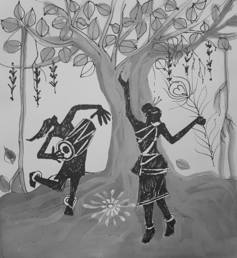 मी, लोकनृत्य आणि वृक्षदिंडी (in Marathi)