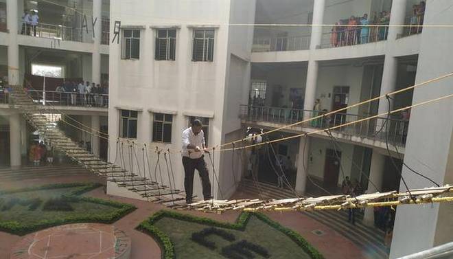 Students Design Suspension Bamboo Bridge For Rural Folk Vikalp Sangam