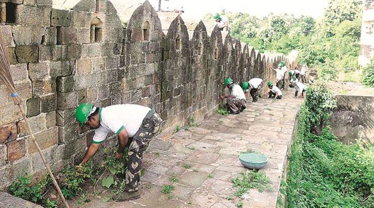 A 500-year-old fort is the site of a new battle-to clean it up