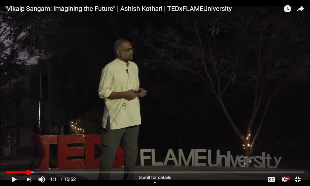 TEDx Talk on Vikalp Sangam