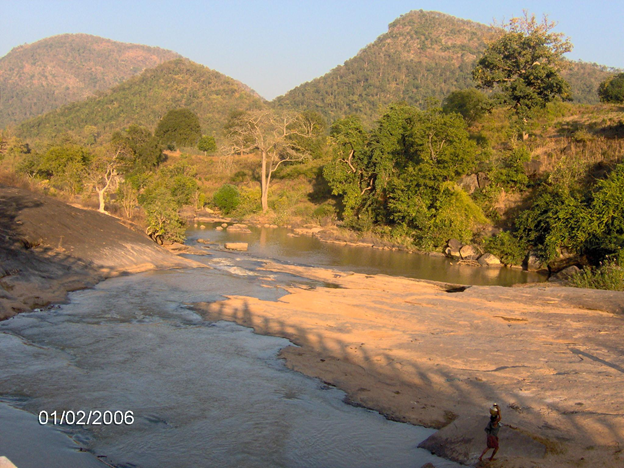 In the centre of the Niyamgiri range